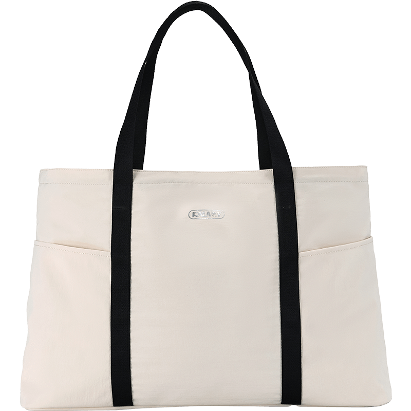 KALA·Y Multifunctional Lightweight Large-Capacity Travel Handbag, Gym Bag for Women, Storage Bag for Maternity Leave, 23L, Oatmeal Gray