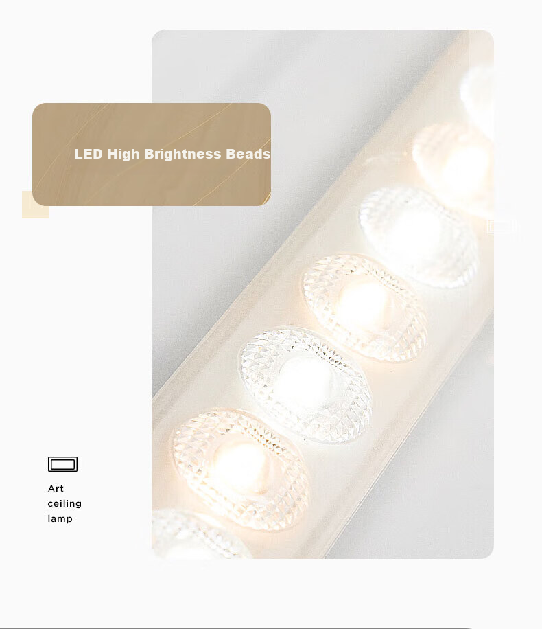Midea LED Ceiling Light, Living Room High Wattage Main Light, 200W WiFi Smart Control Fixture, Jingxing J2, Installation Included 9