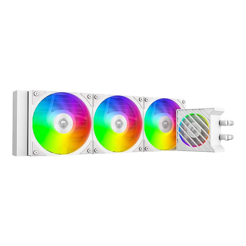 Kulin (IDCOOLING) Xuejie DF360 ARGB White All-In CPU Water Cooler with One Fan, Compatible with LGA1200/1700/AM4/5