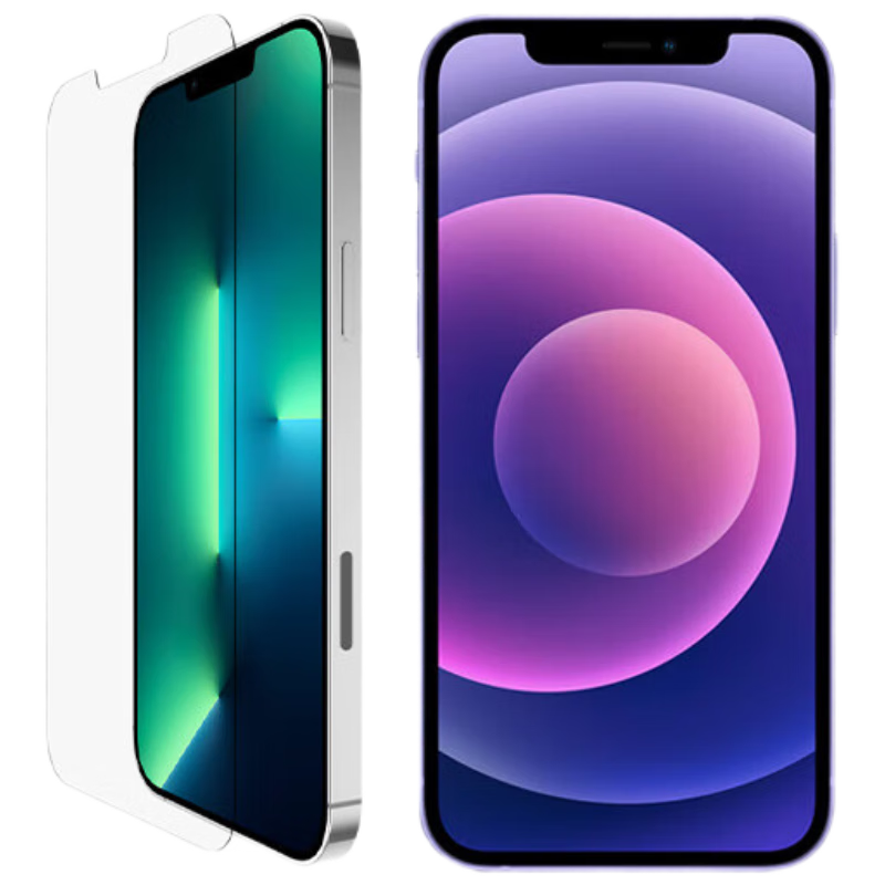 BELKIN Tempered Glass Screen Protector for Apple IPhone 17e/16e, Japanese Imported Asahi Glass Two-Pack OVA123