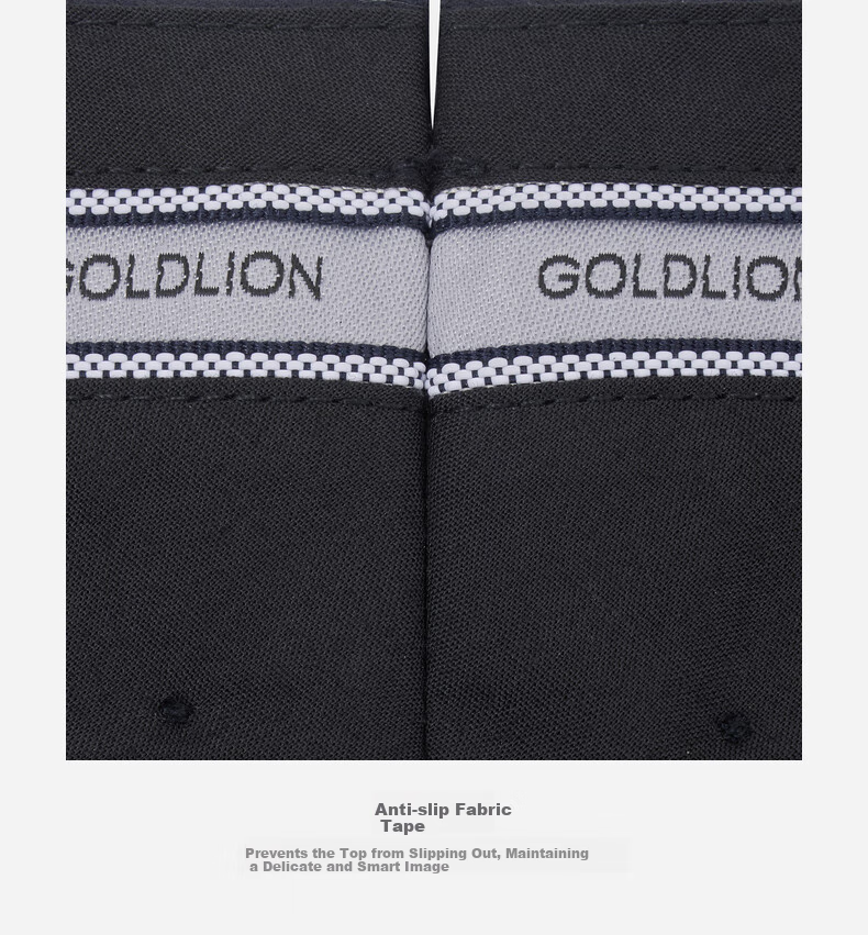 Goldlion [Pure Wool] Spring And Summer Men's Dark Twill Jacquard Slim Fit Business Formal Dress Pants 16