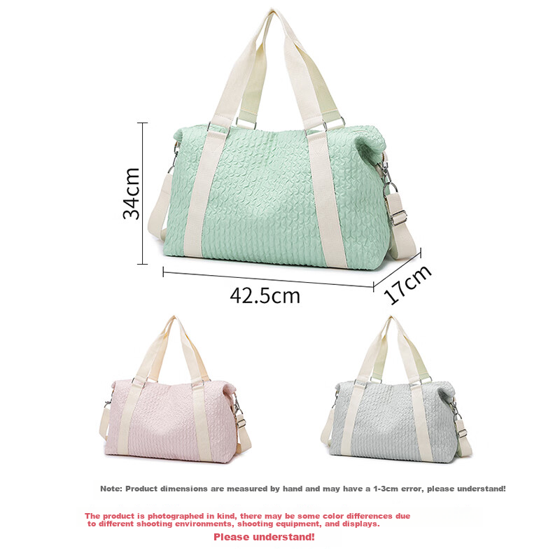 Banzheni Travel Bag Large Capacity Suitcase with Handle for Men And Women, Storage Bag for Maternity, Business Trip, Fitness, Handheld Crossbody Bag