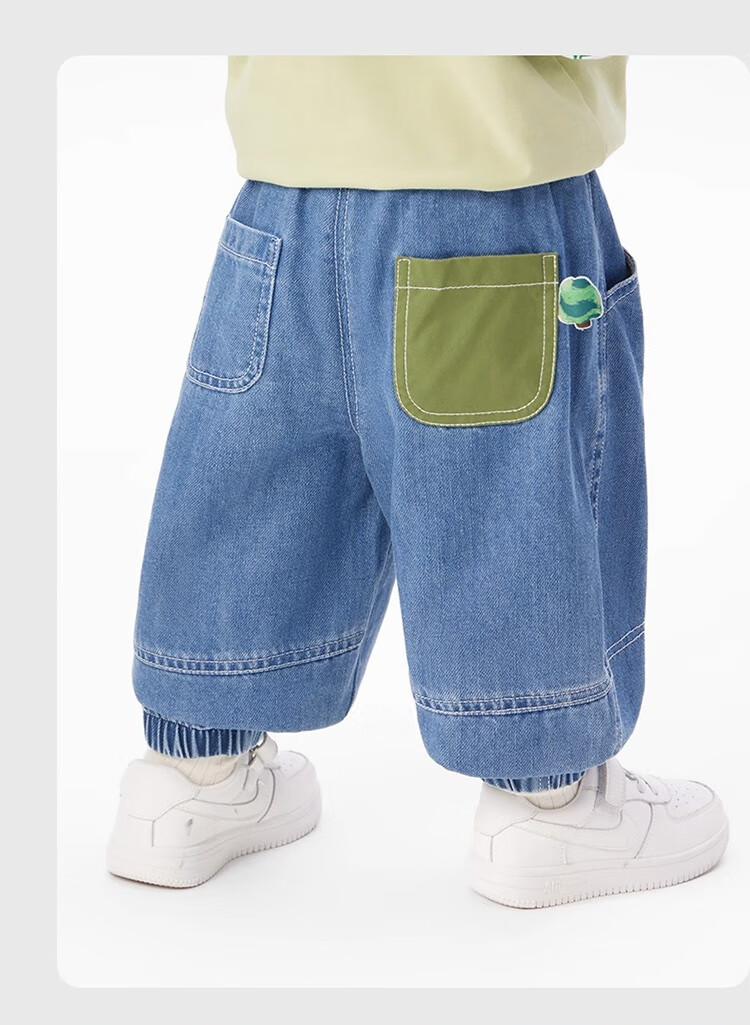 Ciciibear 2025 Spring New Baby Boys Soft Denim Casual Pants Children's Long Pants 21