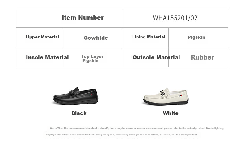 RED DRAGONFLY Genuine Leather Loafers for Men, New High-End Casual Leather Shoes, Soft Sole Slip-On Business Shoes WHA15520 Black Size 40 3