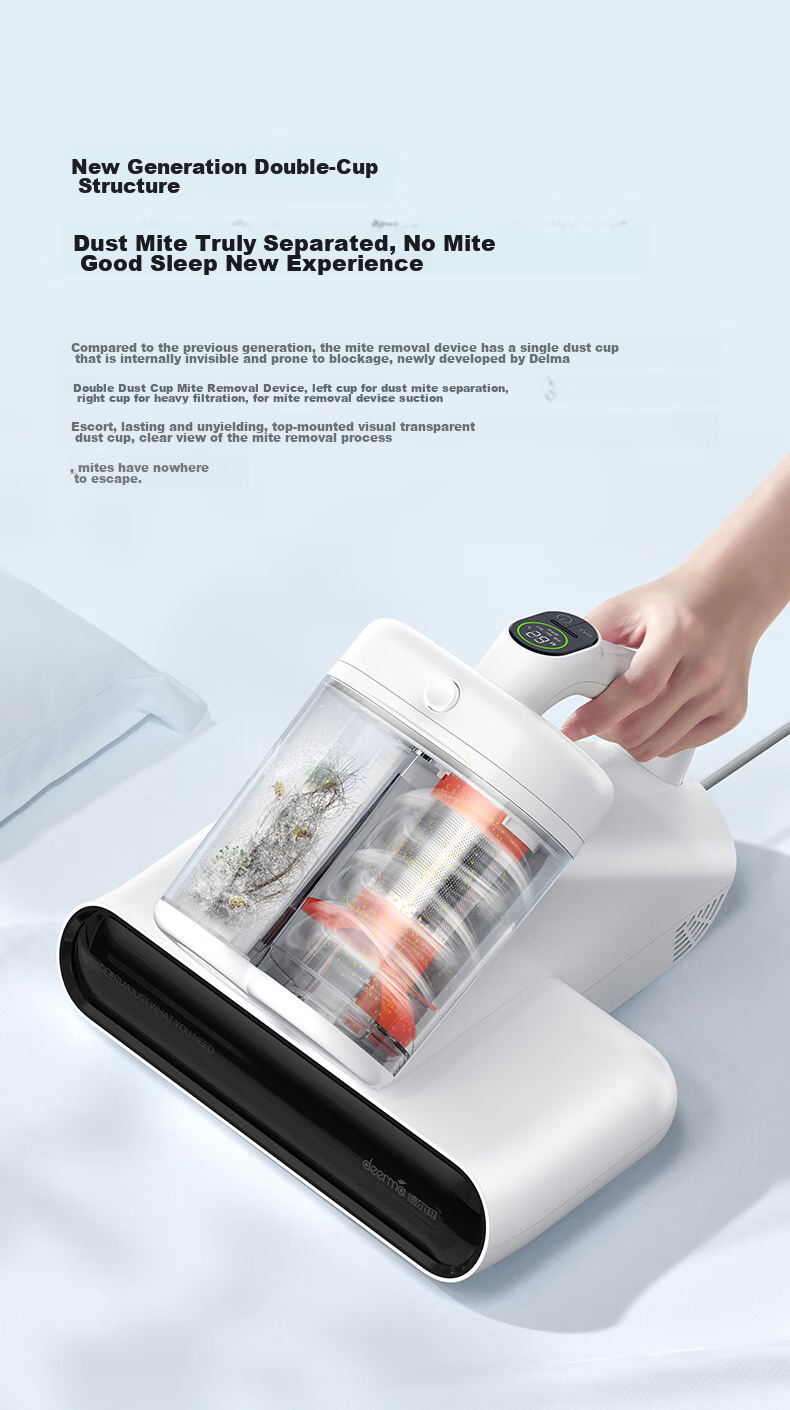 Deerma [Sunlight 65 Degrees] M1 Dual-Cup Smart Dust Mite Remover, Household Handheld Bedside UV 99.9% Sterilization And Mite Removal, Beating And Drying to Remove Mites 9