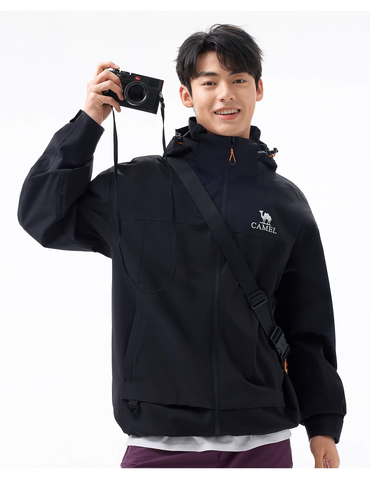 CAMEL Outdoor Jacket, Triple Protection, Men's And Women's Wear, Short Style Coat, Loose-Fitting, Breathable, Windproof, Waterproof, Casual Outerwear, G076XXXL 9