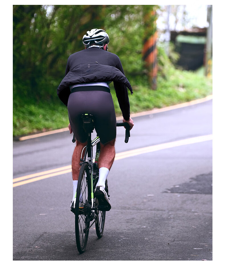 Lameda Cycling Windbreaker, Men's And Women's Windproof Riding Jacket, Road Bike Outerwear, Breathable Coat, Kongling, Black, Size M 11