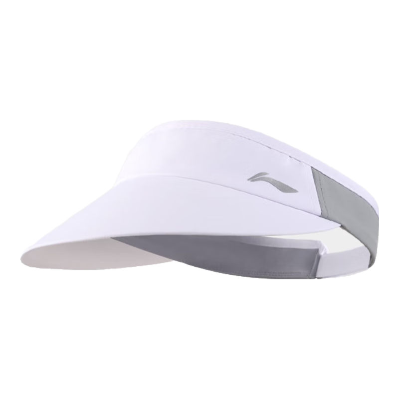 Li-Ning Unisex Sun Protection Sports Cap Breathable Quick-Dry Outdoor Running Tennis Hat White
