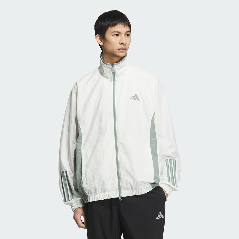 Adidas Men's Color-Block Casual Sports Jacket, Comfortable Simple Versatile Coat KC3922 1