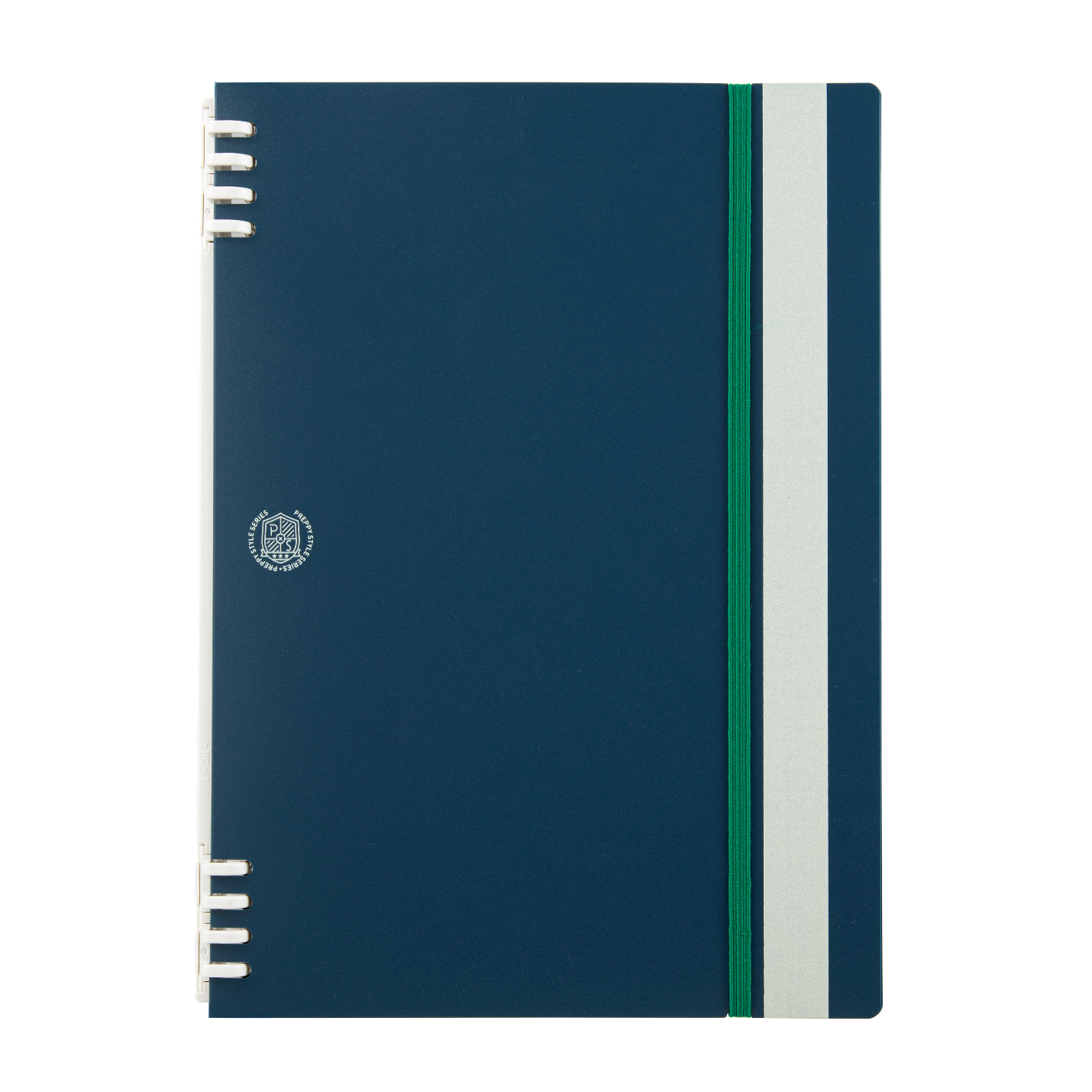 KINGJIM 2025 New TEFRENU Academic Style B5 Buckle Ring Loose-Leaf Spiral Notebook, Office Student Spiral Notebook, Loose-Leaf Notebook, Sea Blue, PS9855TEGS-NV