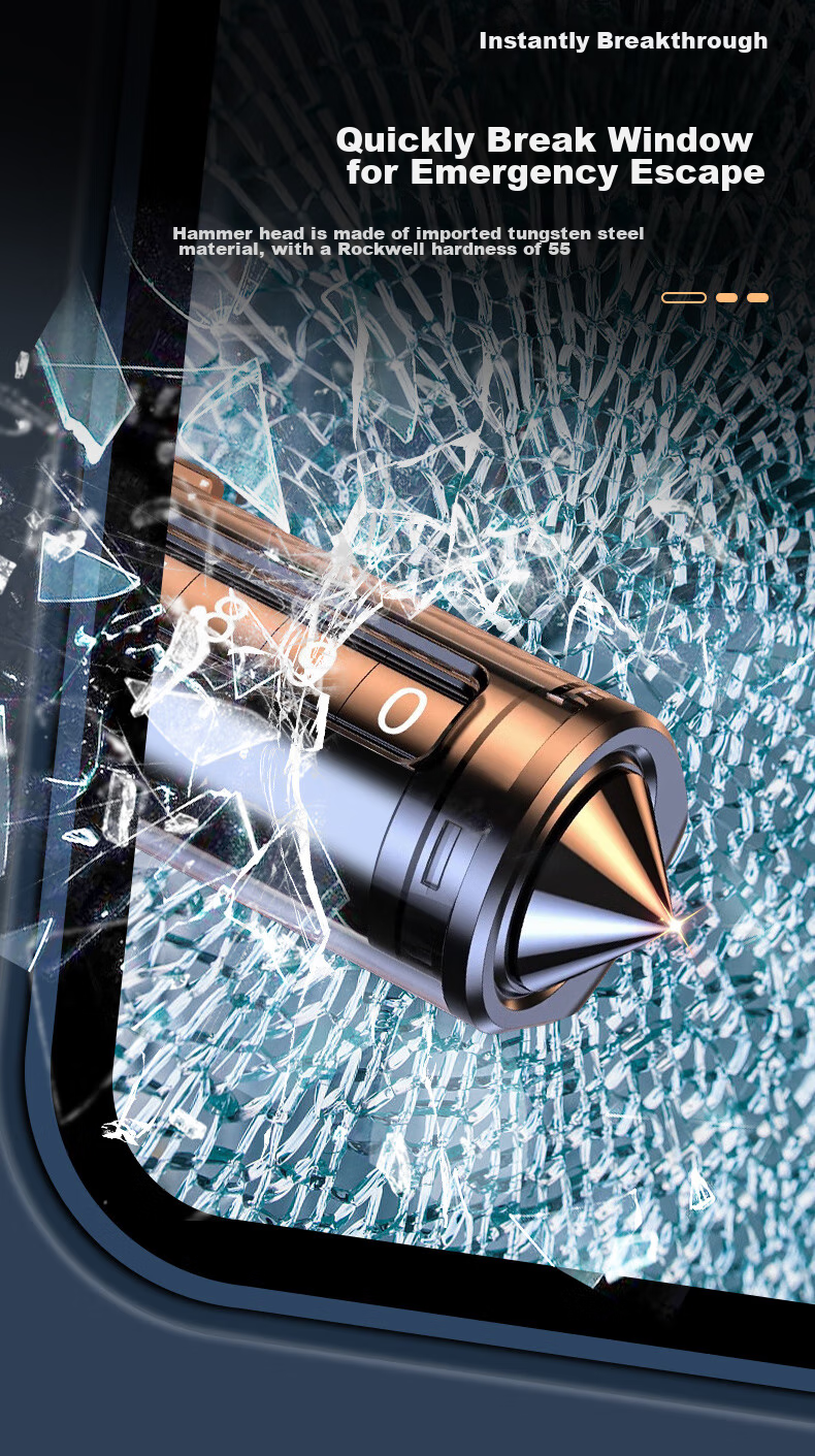 Jumu Car Safety Hammer, Temporary Vehicle Moving, Parking Removal Phone Number Plate, In-Car Air Freshener, Car Interior Window Breaker Perfume 13
