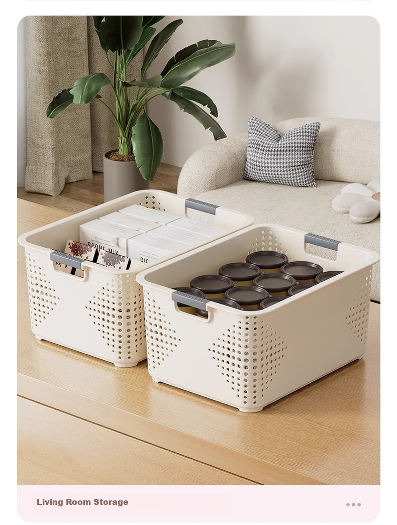 Jiadu Desktop Storage Box, Snack And Toy Organizer, Household Plastic Container, Kitchen Storage Basket, Miscellaneous Item Storage Bi 9