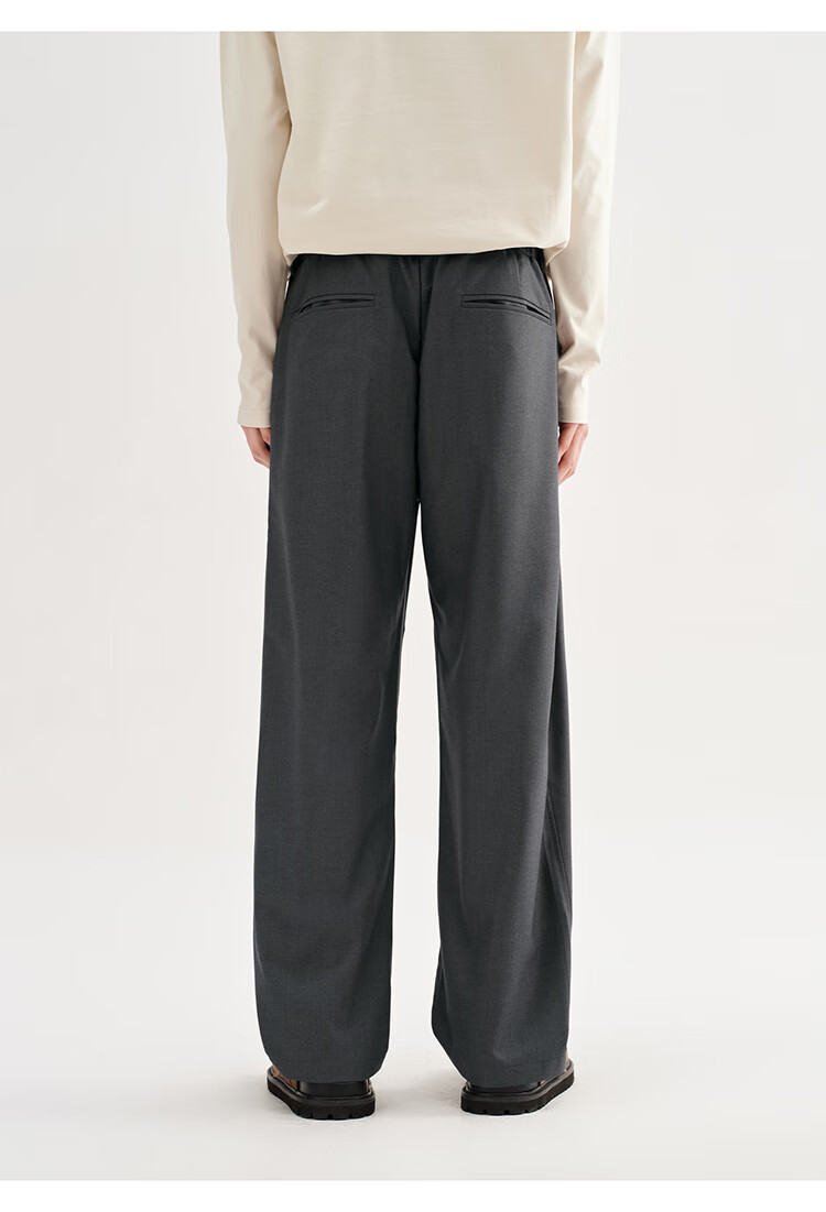 CHINISM CH Men's Trousers, Spring And Autumn Style, Loose-Fitting, Soft, Versatile, Straight-Leg, Draping, American-Style Casual Pants for Men, CCKB18N3157 10