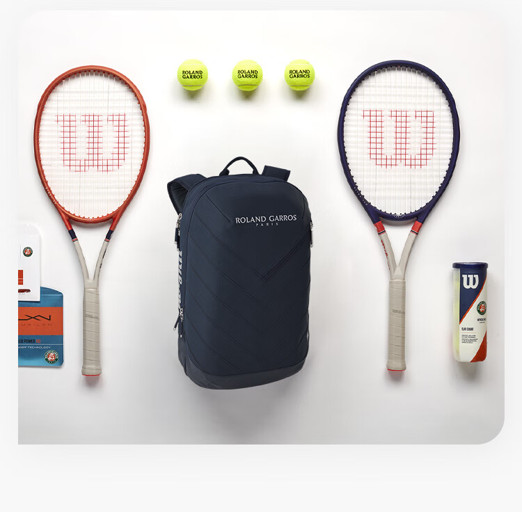Wilson 2025 French Open Co-Branded Adult Backpack, French Open Red Clay Color Scheme WR8045501001 9
