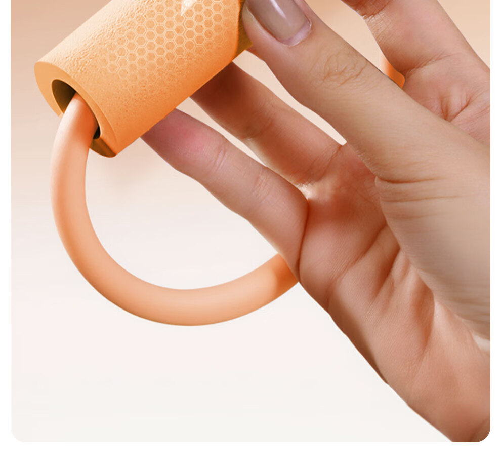 ANTA Figure-Eight Resistance Band, Elastic Band for Shoulder Opening And Back Shaping, Suitable for Men And Women, Pilates Resistance Rope, Figure-Eight Back Exerciser, Orange 3