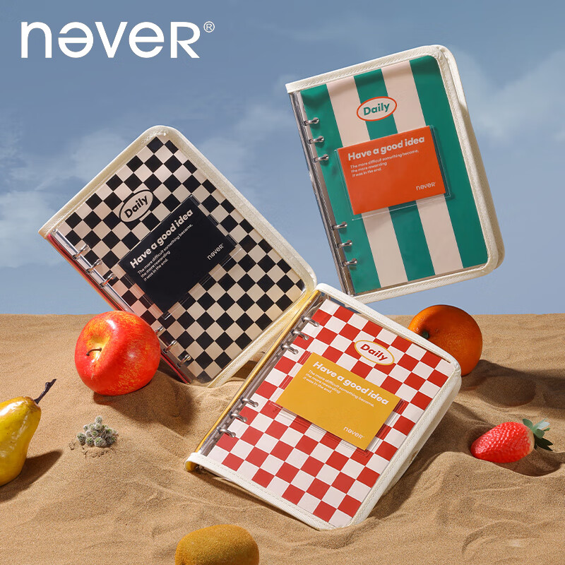 Never Lively Notebook 3.0 Loose-Leaf A5 Detachable Transparent Cover Notebook