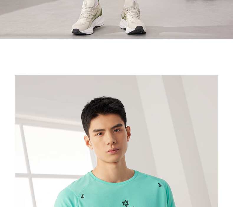 361° Men's Short-Sleeve T-Shirt, Summer Quick-Dry Sportswear, Casual Running Fitness Loose Top, Half Sleeve, 652524130-1 15