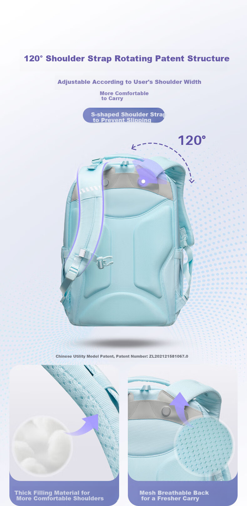 Gmt for Kids Large Capacity Backpack with Spine Protection And Weight Reduction for Middle School And High School Students, Elementary School Students, Girls in Grades 5-6, Pink 9