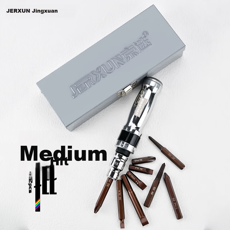 JERXUN Impact Screwdriver, Phillips Screwdriver, Impact Screwdriver Bit, Hammer Drill Socket, Impact Driver, Rusty Screw Extractor