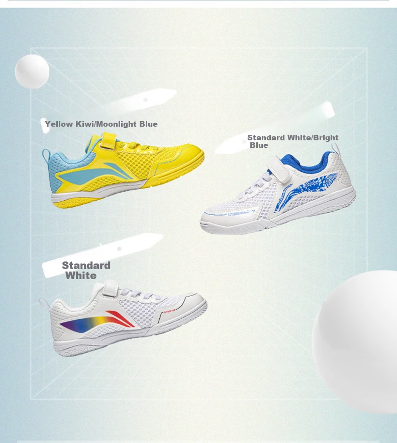 Li-Ning Children's Table Tennis Shoes Qilin 3.0 Kids' Shoes Professional Training Non-Slip Badminton Shoes Sports Shoes for Boys And Girls, Size 35 2