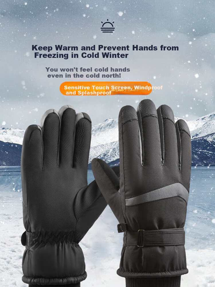 BWNK Motorcycle Gloves for Men And Women, Anti-Fall Windproof Riding Gloves, Outdoor Equipment, All-Season Universal Anti-Fall Touchscreen Compatible 1