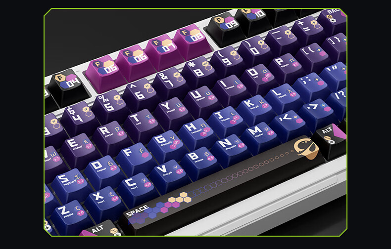 Ikbc Wireless Mechanical Keyboard with Wired Bluetooth Triple-Mode RGB Customizable Gaming High-End Aesthetic Office Computer Keyboard Sold by JD Gasket 5-Layer Padded 13