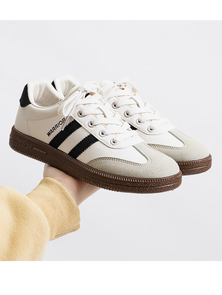 Warrior Official Women's Shoes 2026 New Summer Casual Sneakers for Women Simple Leisure Shoes White Gray Black Size 35 12
