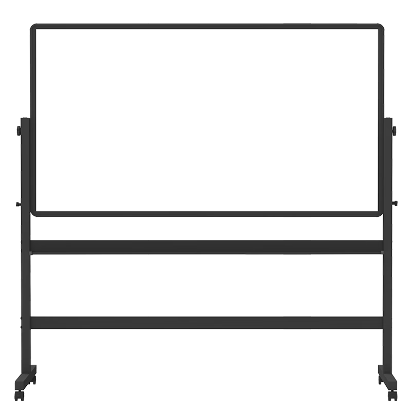 BibiNiu 120x180cm Double-Sided Whiteboard Writing Board with Adjustable Flip Mobile Stand for Office Meeting Teaching Training Home Blackboard BBNV-D120180