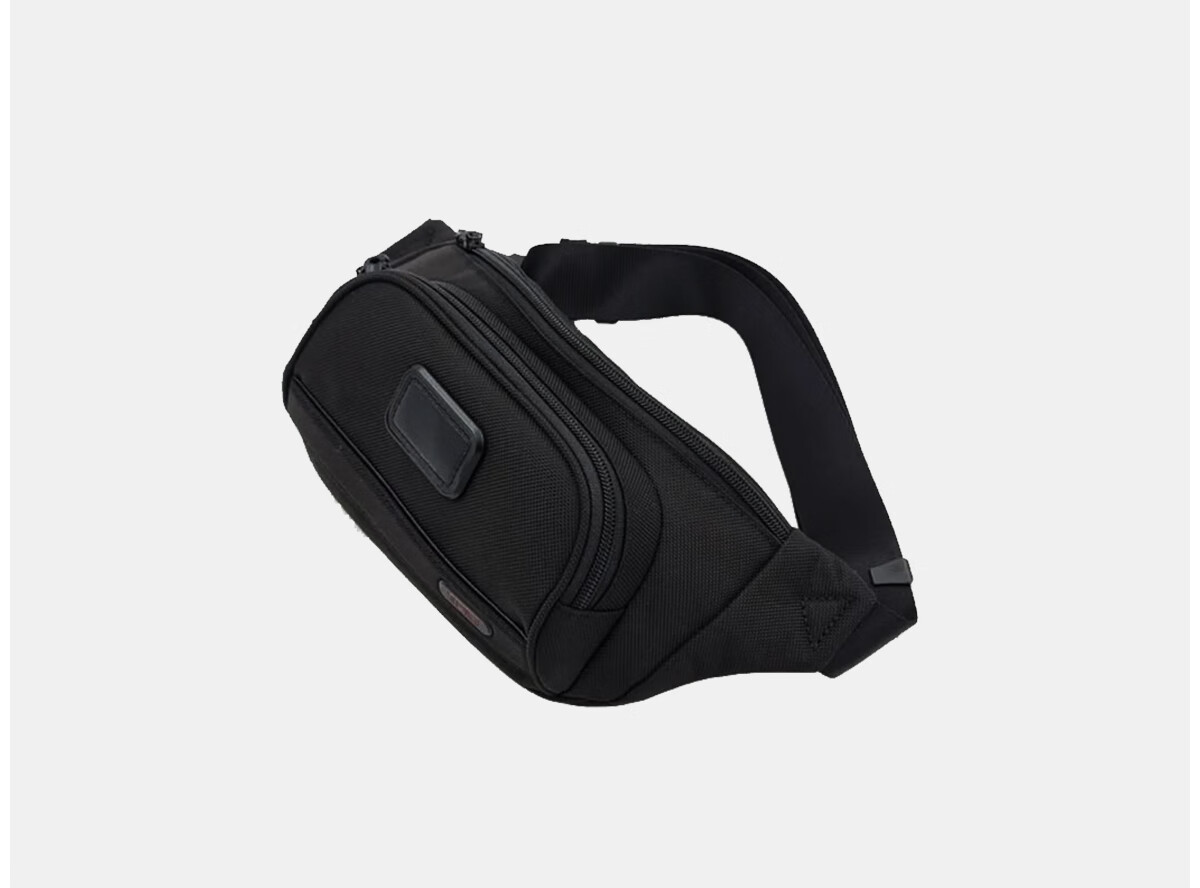 TUMI GEN 4.3 CORE Commuter Business High-End Men's Waist Bag, Chest Bag, Shoulder Bag, Navy Blue Gift 1