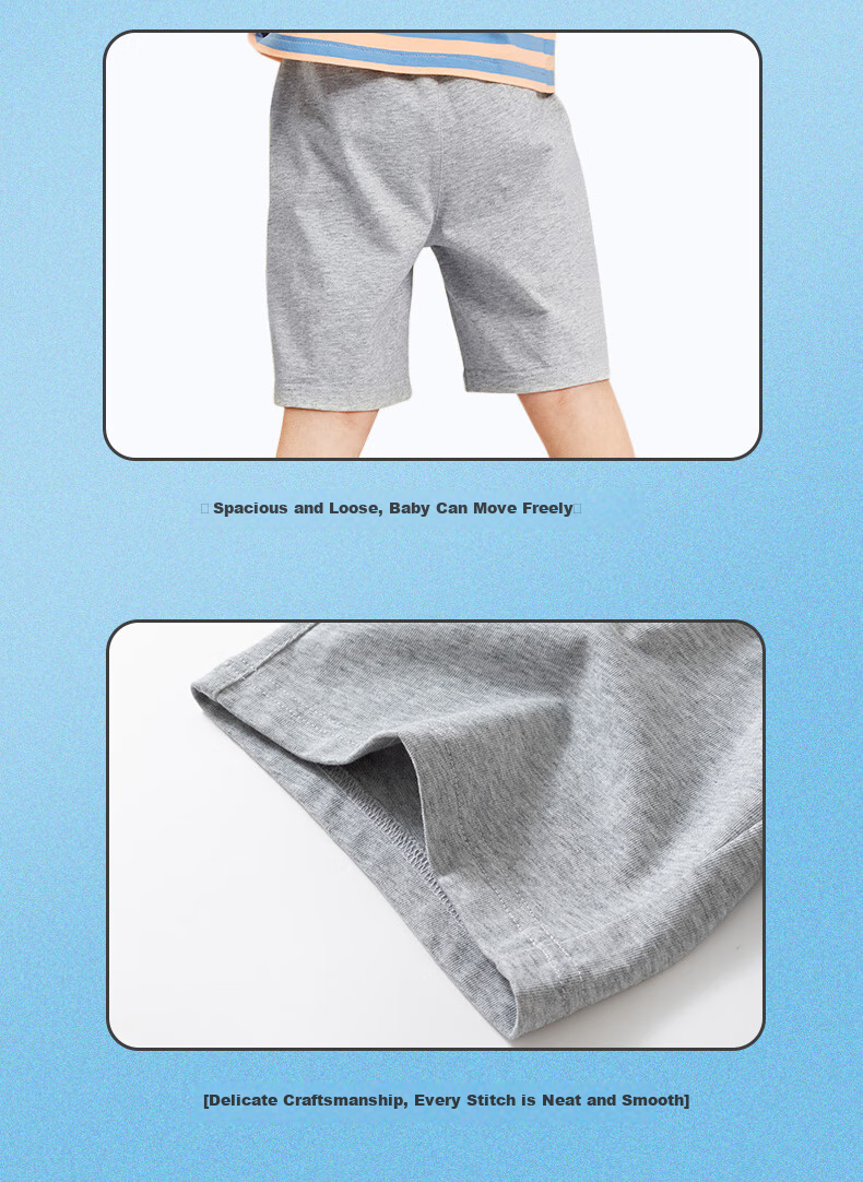 Jeanswest Boys' Summer Outfit Set 2026, Children's Short-Sleeve T-Shirt, Boys' Summer Shorts Two-Piece Set, Trendy And Stylish Clothing 18