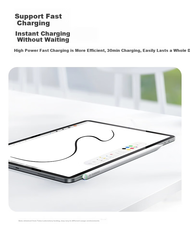 TORRAS [Ultra-Smooth] Compatible with Apple Pencil Pro Third Generation IPad Stylus, Sensitive Touch Screen Writing for All Series, 2026 New Air Magnetic Version White 18