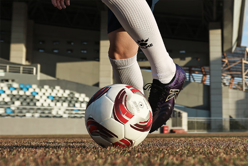 KELME Hot-Melt Soccer Training Match Children's Size 4 Ball, Asian Cup VORTEXAC Wind Fire Wheel, White And Red Size 4 5