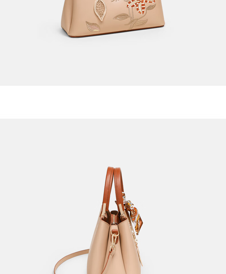 C.BANNER Leather Large Capacity Crossbody Shoulder Handbag Lightweight Luxury Gift for Women Girlfriend Birthday New Year 8