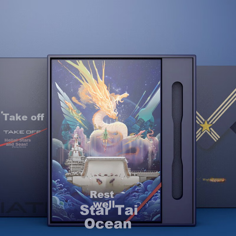 HERO Ballpoint Pen Gift Box H605D Carrier Pilot Series Notebook Ballpoint Pen Signature Pen Gift Box Blue