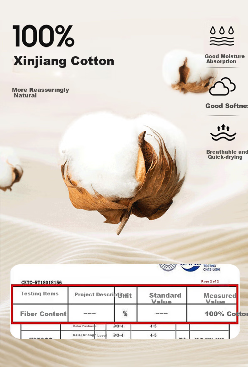 LangSha Men's Pure Cotton Undershirt, Single Top, 7A Antibacterial And Anti-Mite, Far-Infrared Heating, Warm Autumn And Winter Base Layer, All-Cotton Sweater 5