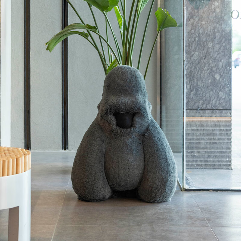 IF Speaker David I Bluetooth Speaker Short Plush Version, Olive Green Limited Edition High-Fidelity Speaker Art Decoratio
