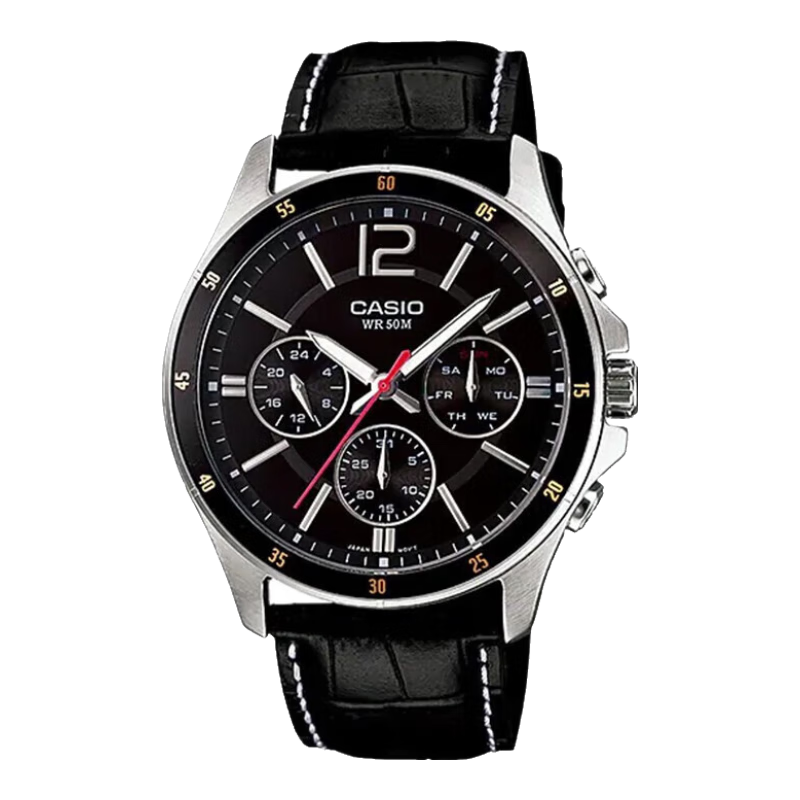 CASIO Business Commute Simple Elegant Classic Large Dial Waterproof Quartz Men's Watch Gift for Boyfriend MTP-1374L