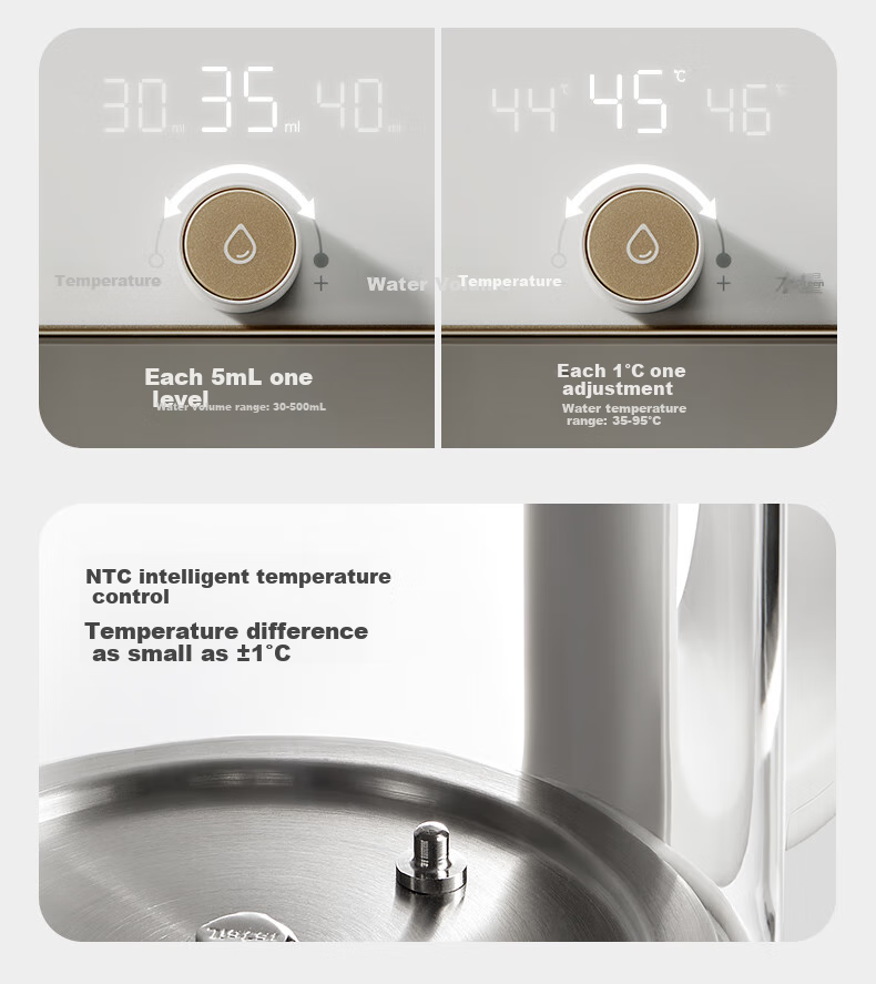 Babycare Constant Temperature Kettle, Baby Formula Maker, Intelligent Water Dispenser, Air-Cooled Cooling, Baby Milk Shaker, 2L 14