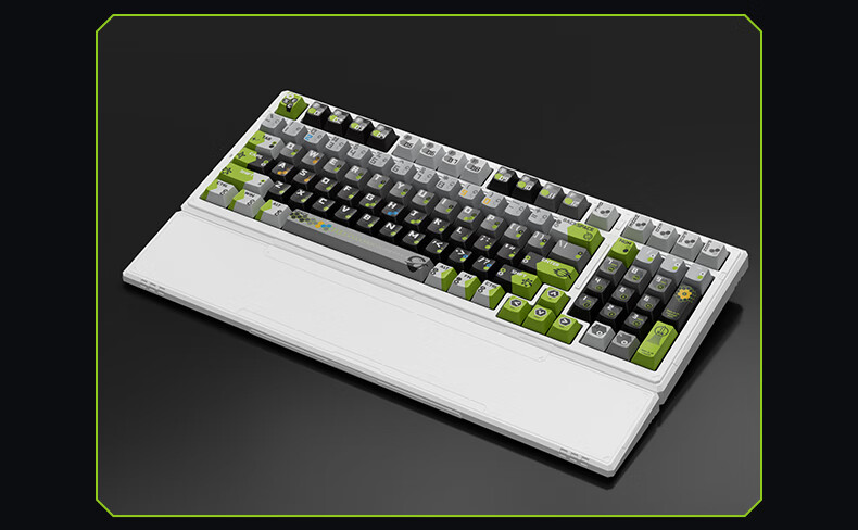 Ikbc Wireless Mechanical Keyboard with Wired Bluetooth Triple-Mode RGB Customizable Gaming High-End Aesthetic Office Computer Keyboard Sold by JD Gasket 5-Layer Padded 4