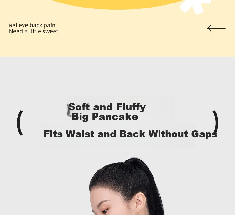 JAGO Lumbar Support Cushion, Seat Pad, Butt Cushion, Office And Car Lumbar Pillow, Back Support Cushion, Memory Foam Chair Backrest Pad 11