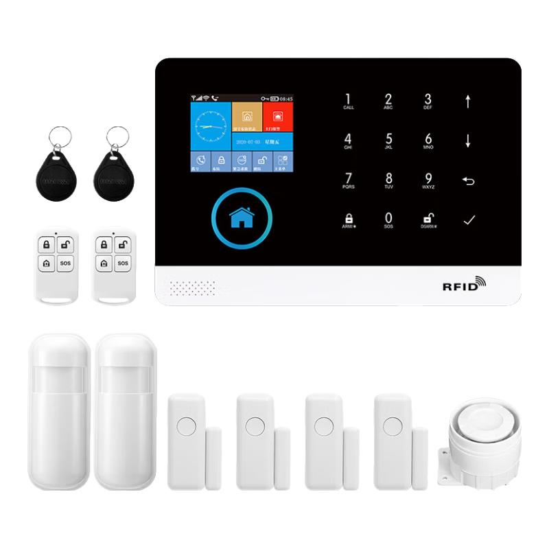 PGST Home Security Alarm System, Anti-Theft Alarm, Infrared Door And Window Remote Alarm Security Device - Standard C