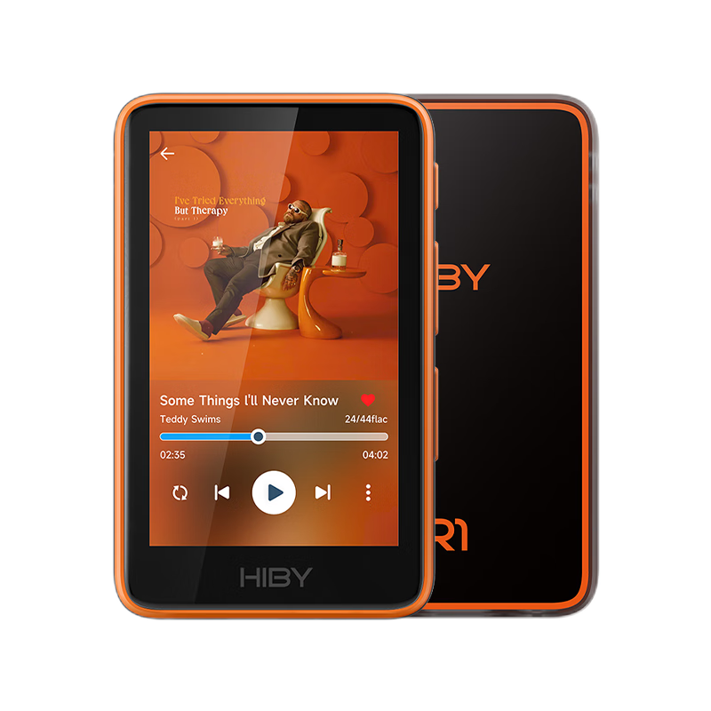 HiBy R1 Portable Bluetooth Lossless MP3 Hard-Disks DSD Soundbar with CS43131 Standard Version, Orange