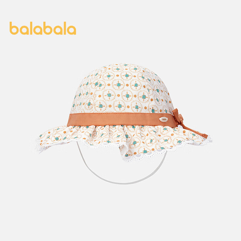 Balabala Kids Fisherman Hat Summer Girls Bucket Hat Sunshade Comfortable Delicate Fashionable Fresh Cute 209225160003