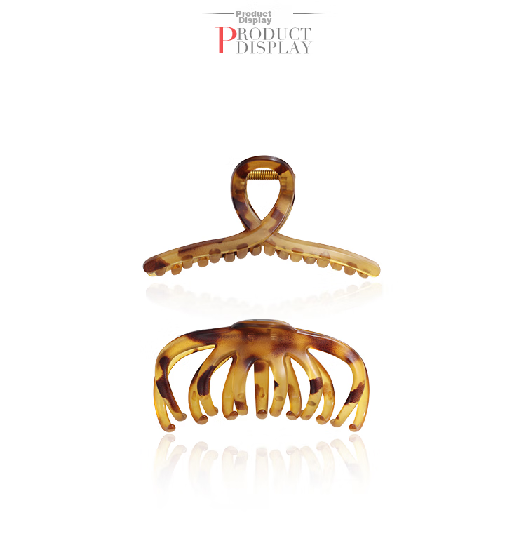 CHIMERA 2-Piece Shower Hair Clip, Elegant Shark-Shaped Hair Claw for Back of Head, Hair Barrette, Hair Accessory for Wome 4