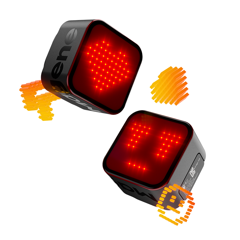 Magene L308 Bicycle Taillight, Night Riding Smart Expressive Warning Light, Children's Road And Mountain Bike Cycling Equipment Accessory