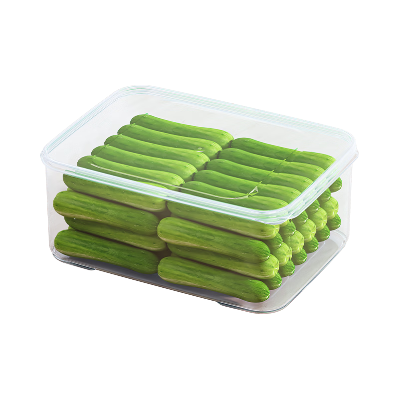Xitianlong Refrigerator Storage Container, Food-Grade Plastic Sealed Box for Fridge Organization, Vegetable And Fruit Freezer Container, 7.3L