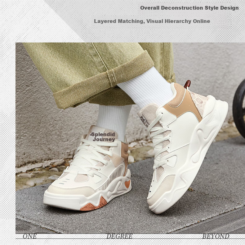 361° Women's Sports Shoes, Jincheng Autumn And Winter High-Top Fleece-Lined Warm Thick-Soled Casual Sneakers for Women, 682446603A-9 11