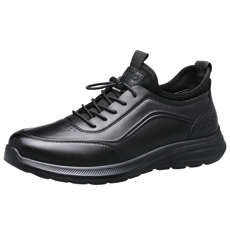 CARTELO Leather Shoes for Men, New Autumn Style, Business Casual Sports Soft Thick-Soled Versatile Outdoor Hiking Commuter Dad Shoes