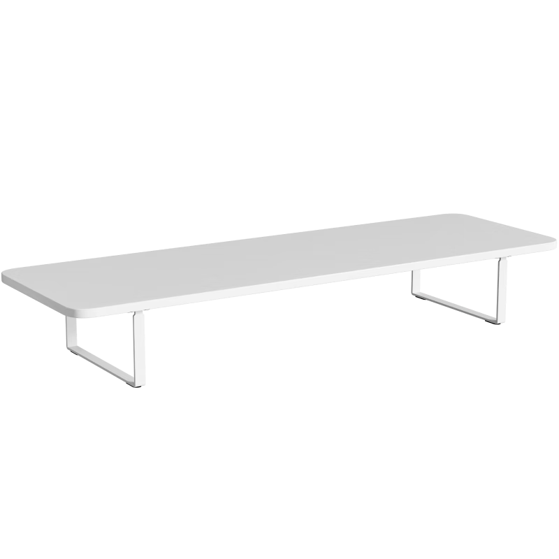 Brateck Beihu Monitor Riser Stand, Computer Stand Riser, Monitor Stand, Desktop Computer Desk Stand, Laptop Stand, Desktop Base, G600S Snow Rock White