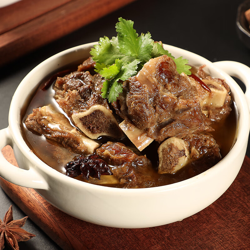 庖丁佳国产原切牛肋排 1kg/袋 烧烤肉食材 冷冻谷饲清真 排酸牛肉